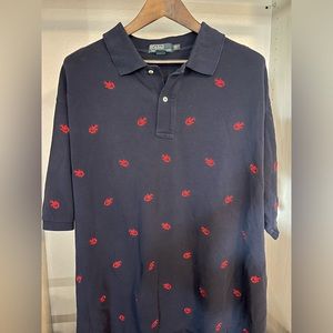 Men’s polo lobster tee shirt